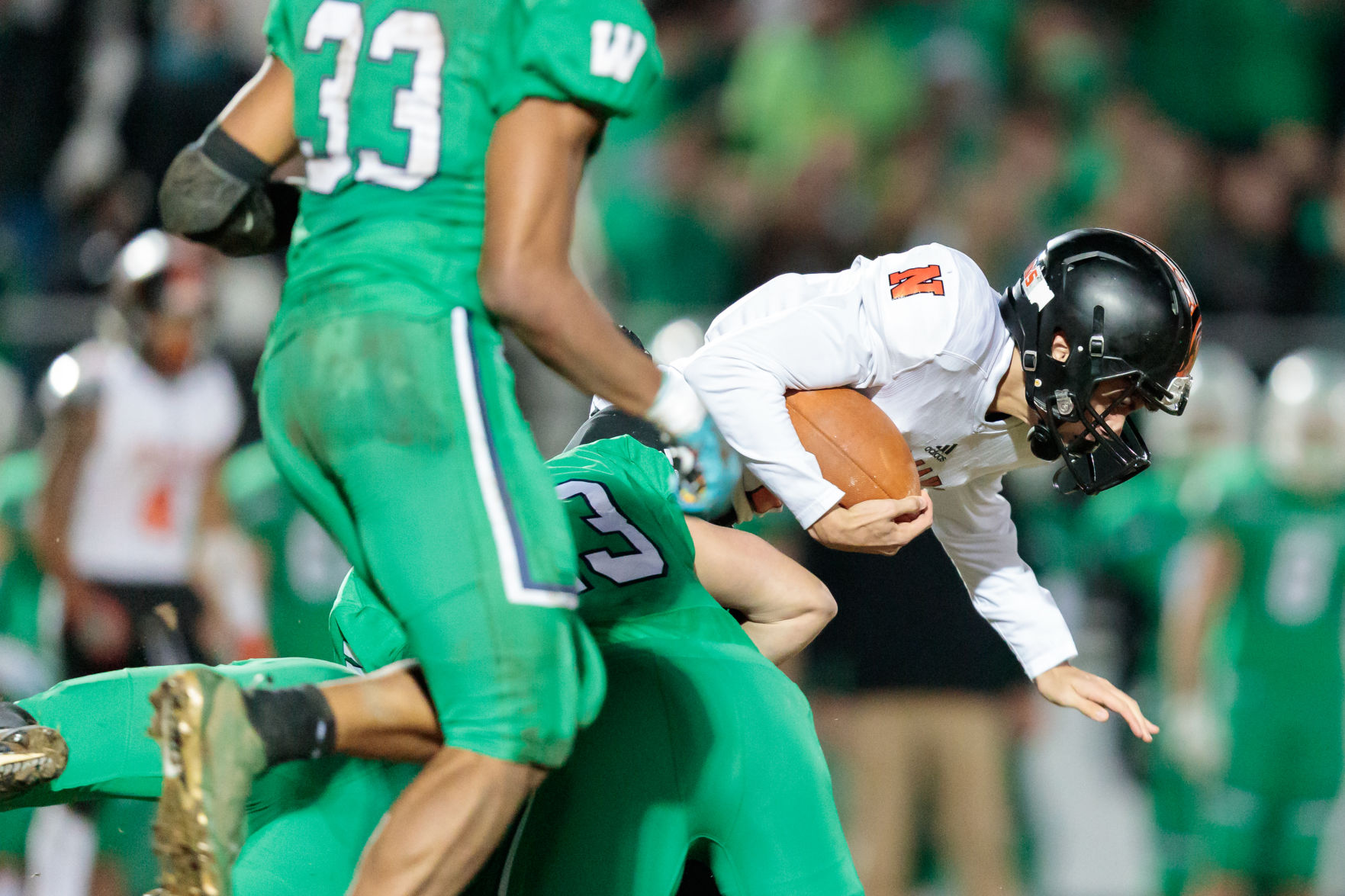 The Northwest Cabarrus Trojans fall to the Weddington Warriors in the third round of the 3AA State playoffs.